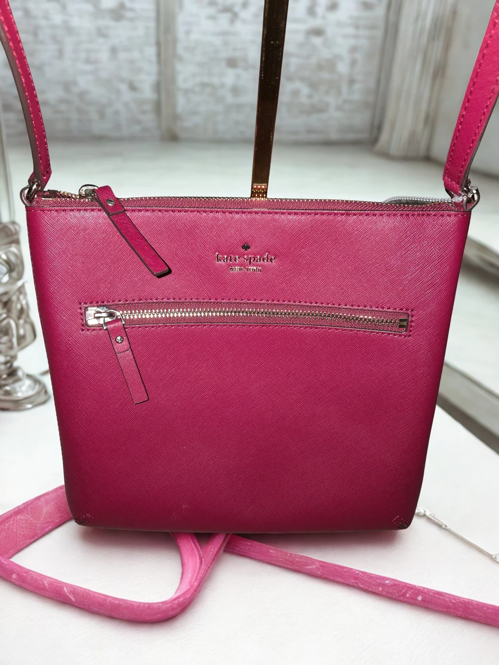 Kate Spade Saffiano Leather Crossbody - Picture 1 of 5